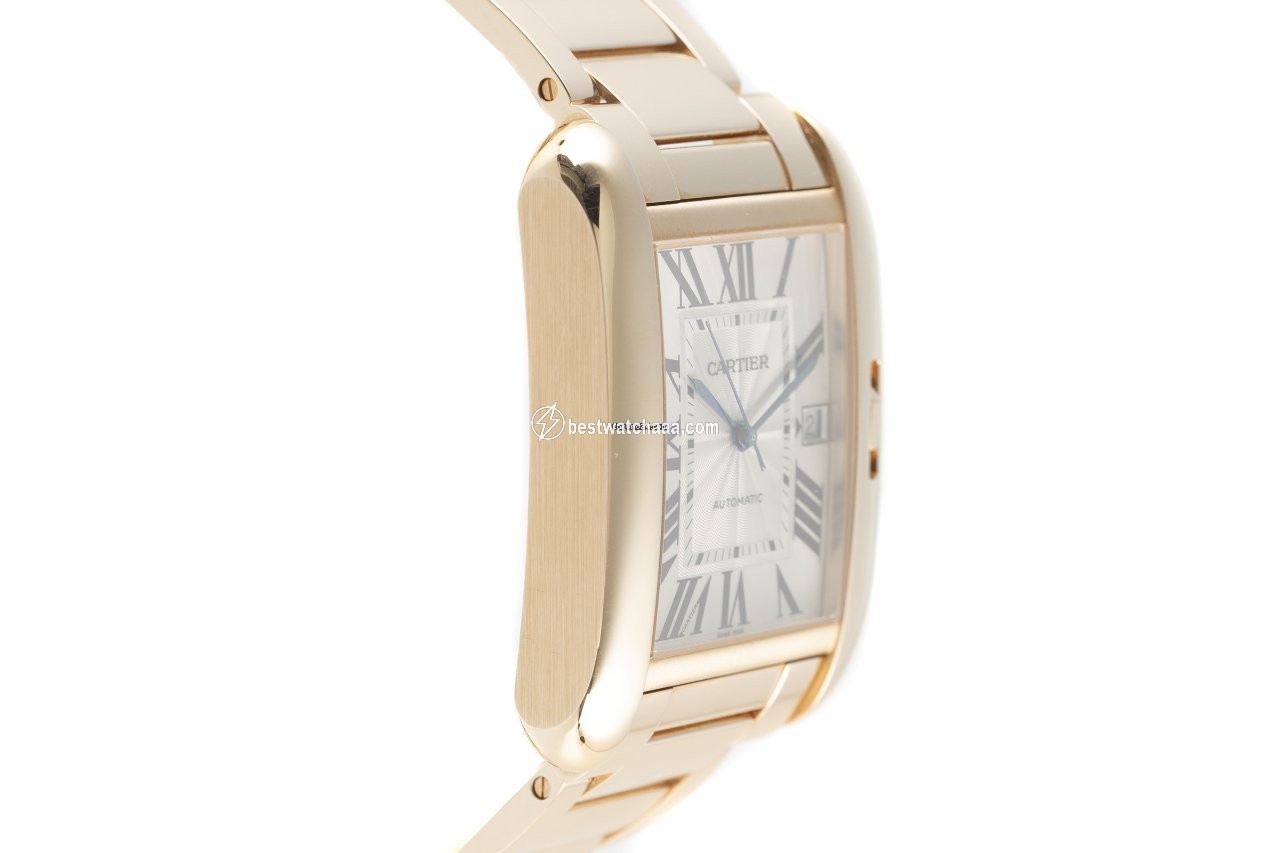 Cartier Tank Anglaise Mens watch Unisex Automatic Red gold 3504 - gallery