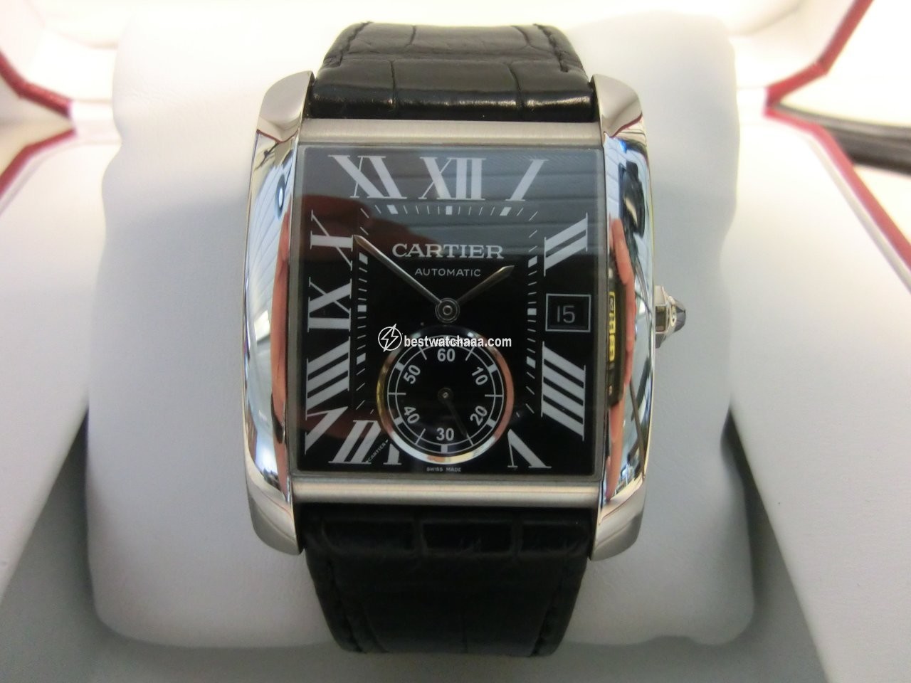 Cartier Tank MC Mens watch Unisex Automatic Steel W5330004