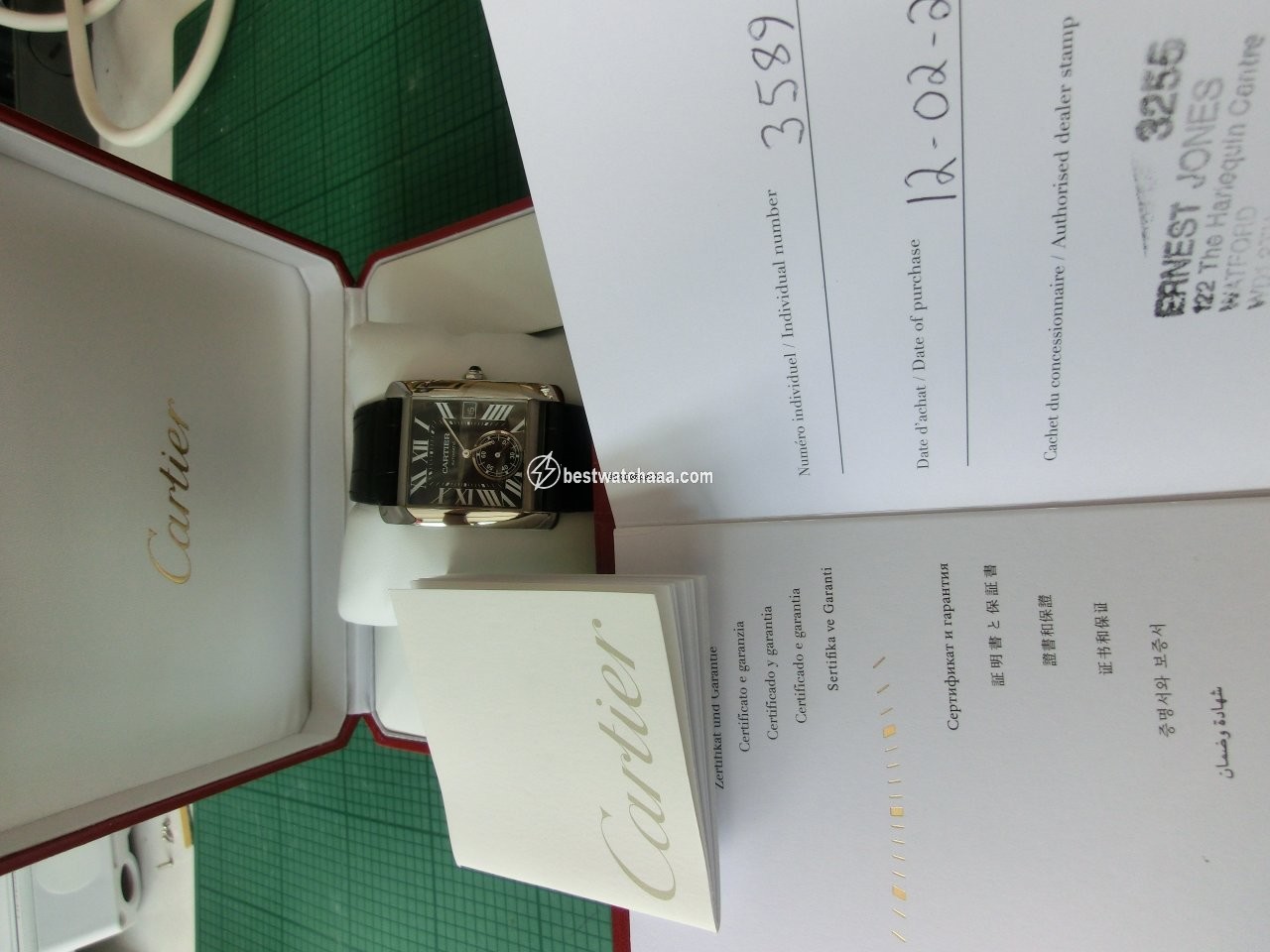Cartier Tank MC Mens watch Unisex Automatic Steel W5330004 - gallery