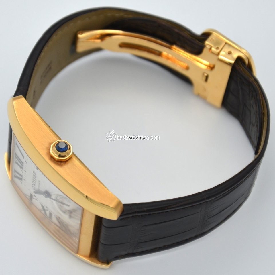 Cartier Tank MC Mens watch Unisex Automatic Rose gold W5330001 - gallery
