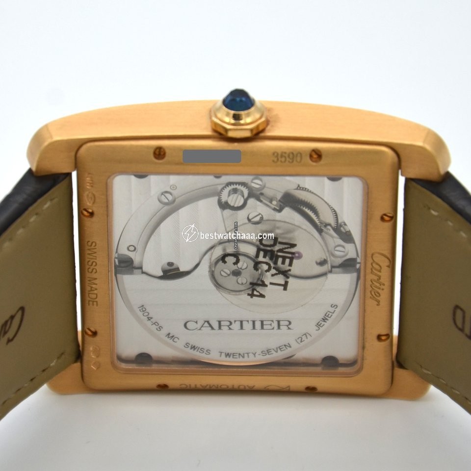 Cartier Tank MC Mens watch Unisex Automatic Rose gold W5330001 - gallery