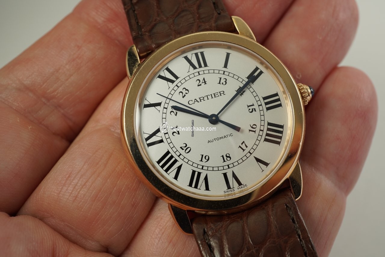 Cartier Ronde Solo de Cartier Mens watch Unisex Automatic Rose gold W2RN0008 - gallery