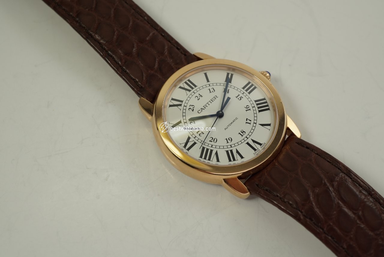 Cartier Ronde Solo de Cartier Mens watch Unisex Automatic Rose gold W2RN0008 - gallery