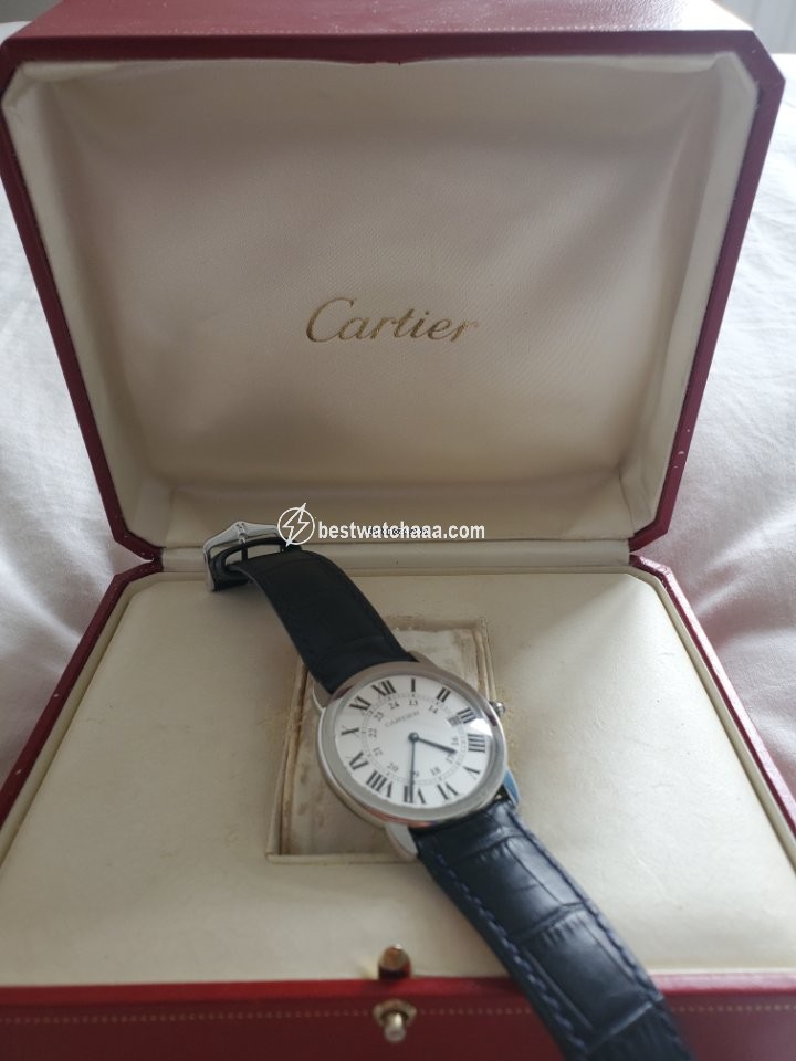 Cartier Ronde Solo de Cartier Mens watch Unisex Quartz Steel 3603 - gallery
