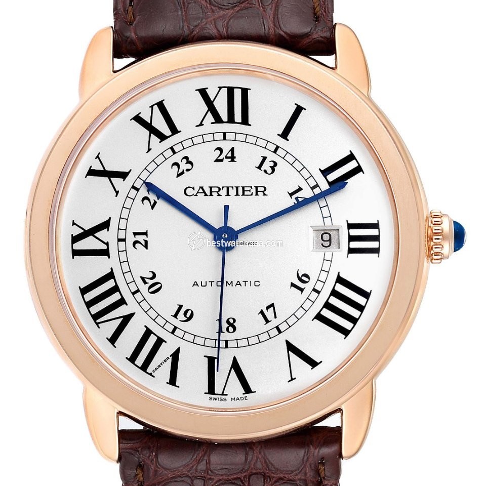 Cartier Ronde Solo de Cartier Mens watch Unisex Automatic Gold Steel W6701009