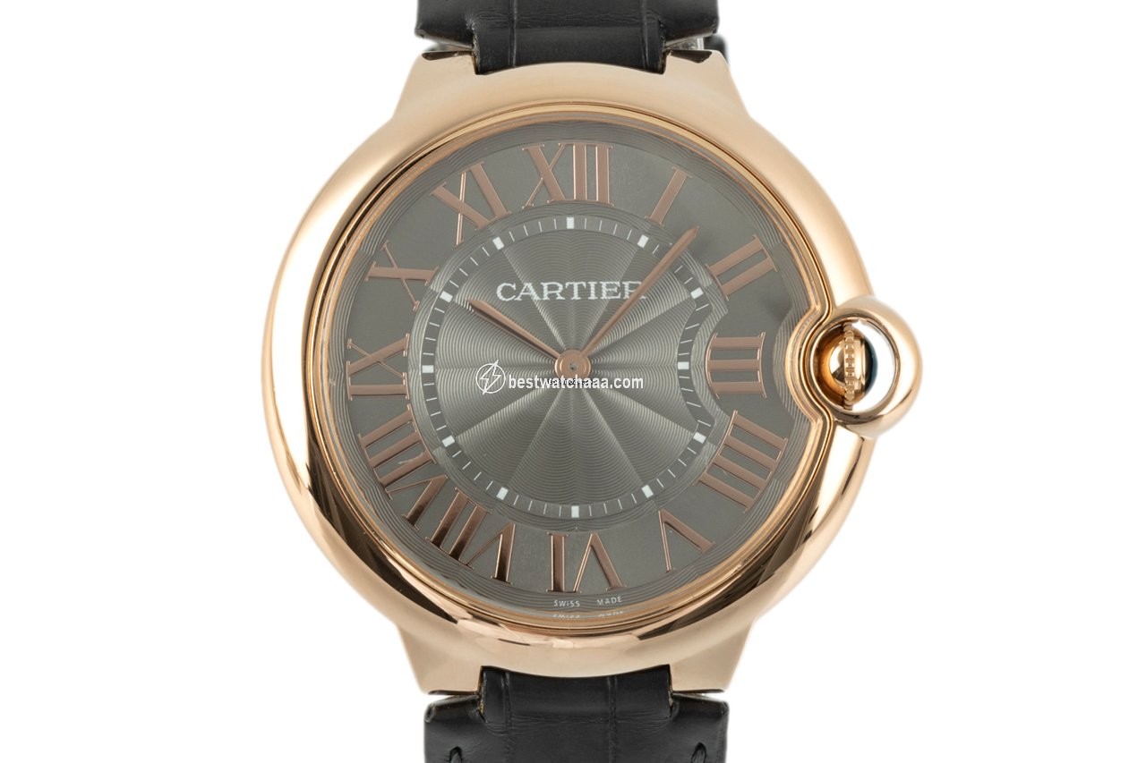 Cartier Ballon Bleu Mens watch Unisex Manual winding Red gold 3661