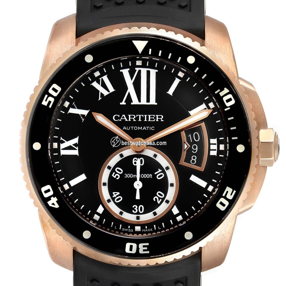 Cartier Calibre de Cartier Diver Mens watch Unisex Automatic Rose gold W7100052