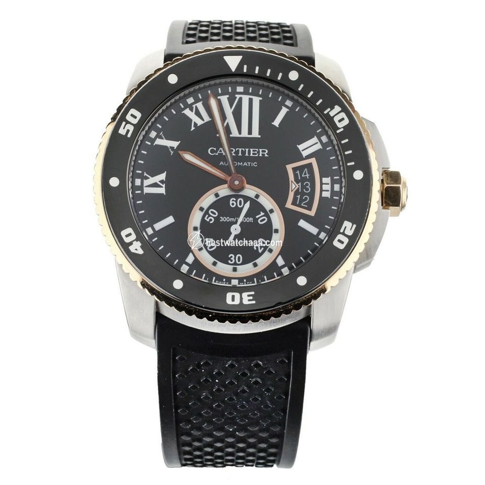 Cartier Calibre de Cartier Diver Mens watch Unisex Automatic Gold Steel W710055