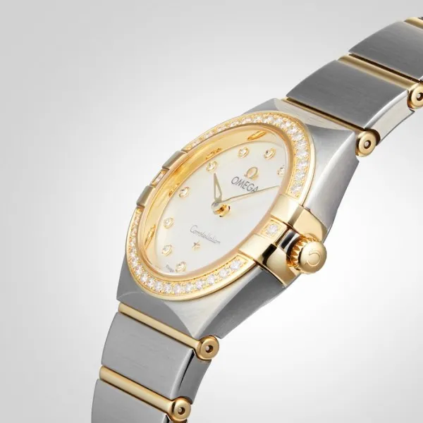 Omega Constellation Women Quartz Mother of Pearl Stainless Steel Watch O13125286052002 - gallery