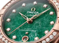 Omega Constellation Women Automatic Green Leather Watch O13128292099001 - view 4