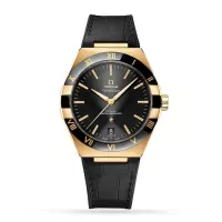 Omega Constellation Men Automatic Black Leather Watch O13163412101001 - view 1