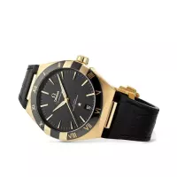 Omega Constellation Men Automatic Black Leather Watch O13163412101001 - view 6