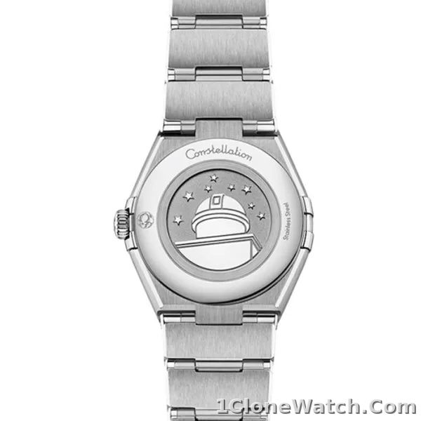 Omega Constellation Women Quartz Pink Stainless Steel Watch O13110286011001