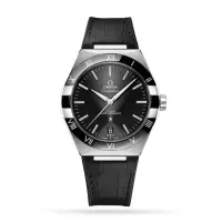 Omega Constellation Men Automatic Black Leather Watch O13133412101001 - view 1
