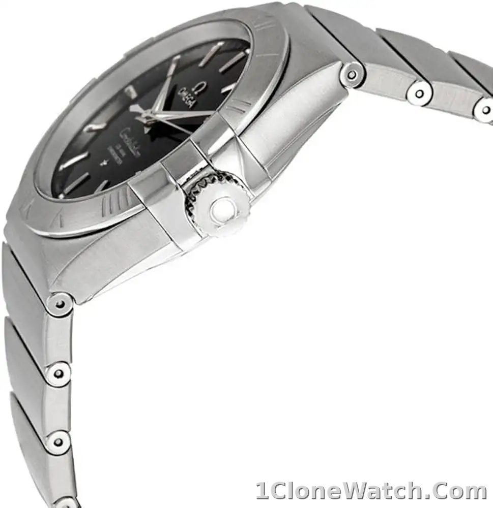 Omega Constellation Men Automatic Black Stainless Steel Watch O13110362001001