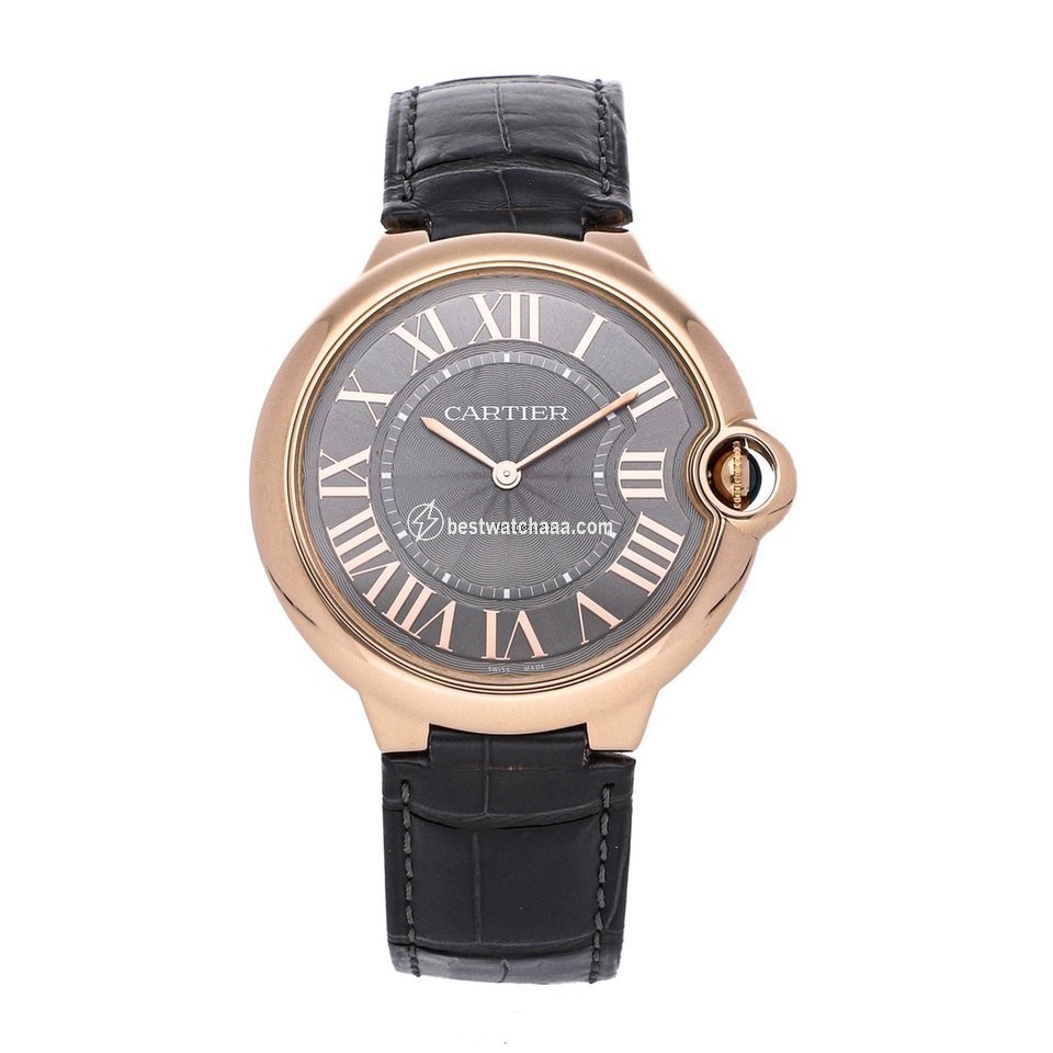 Cartier Ballon Bleu 40mm Mens watch Unisex Manual winding Rose gold W6920089