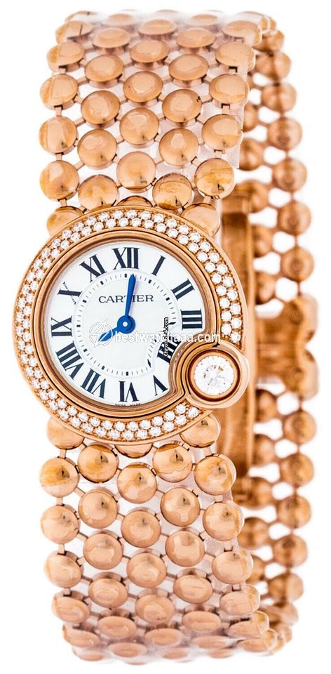 Cartier Ballon Blanc Quartz Rose gold WE902057