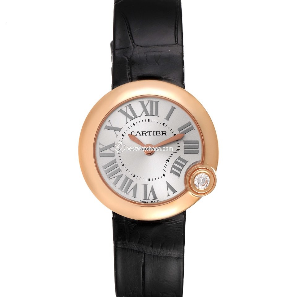 Cartier Ballon Blanc Womens watch Quartz Rose gold WGBL0003 - gallery