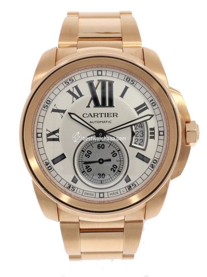 Cartier Calibre de Cartier Mens watch Unisex Automatic Rose gold W7100018 - gallery