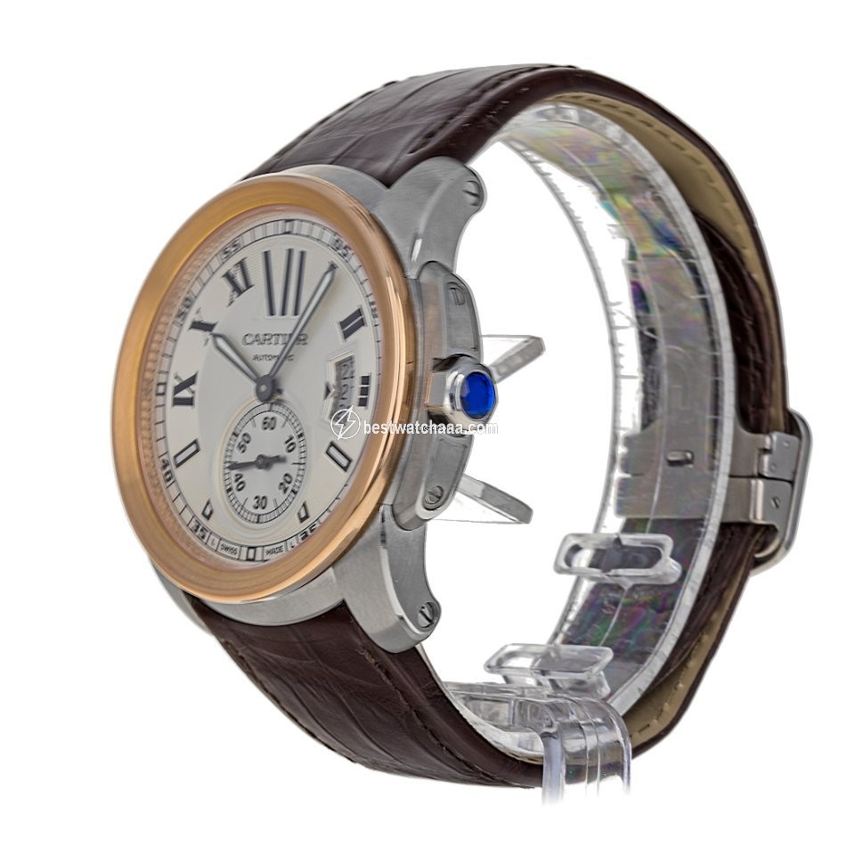 Cartier Calibre de Cartier Mens watch Unisex Automatic Gold Steel W7100039  3389 - gallery