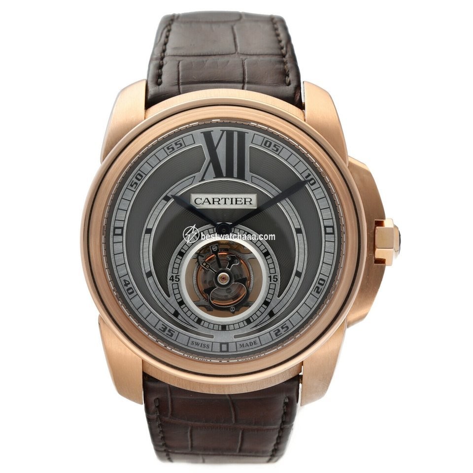 Cartier Calibre de Cartier Mens watch Unisex Automatic Rose gold 3204 - gallery