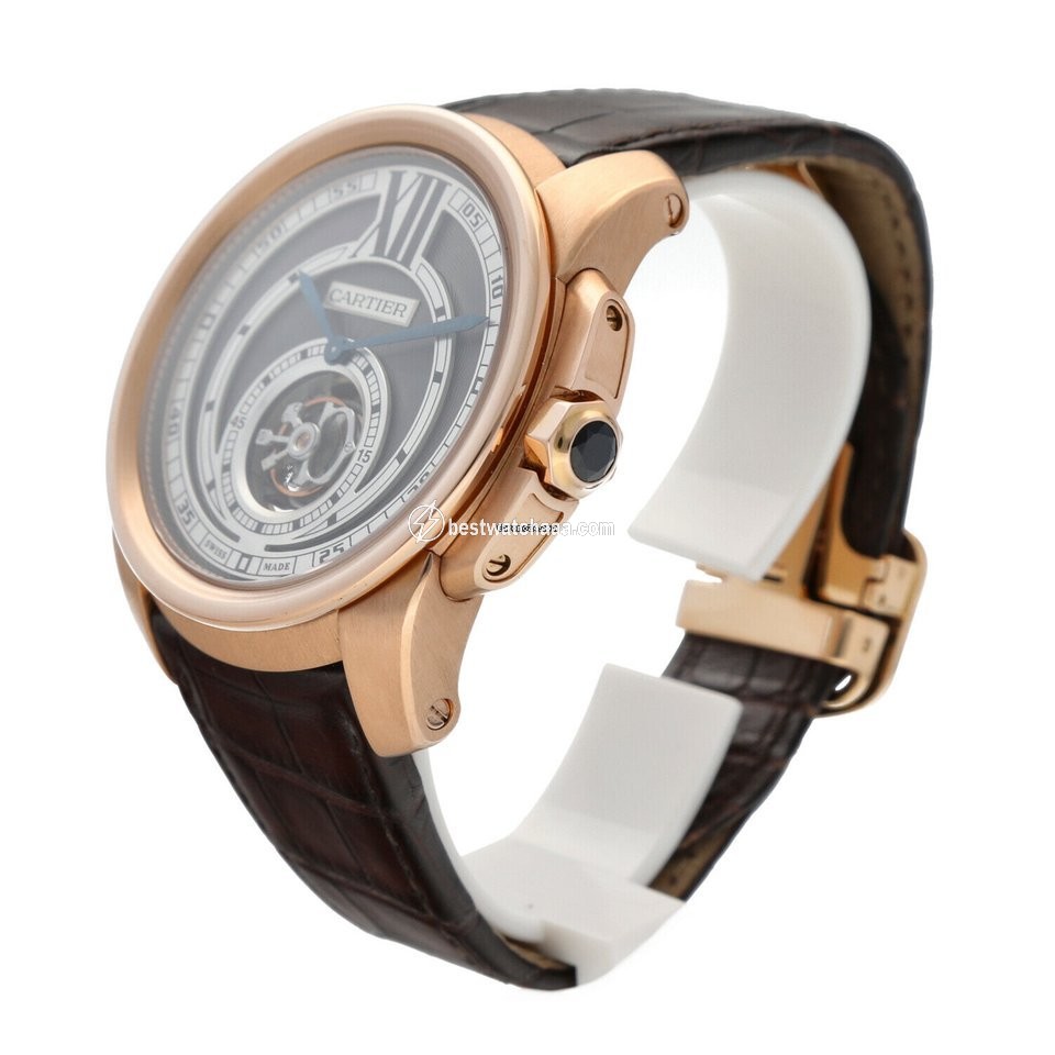 Cartier Calibre de Cartier Mens watch Unisex Automatic Rose gold 3204 - gallery