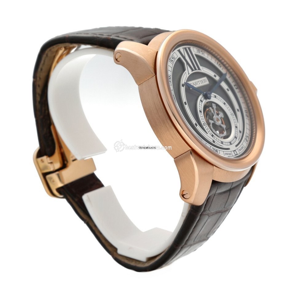 Cartier Calibre de Cartier Mens watch Unisex Automatic Rose gold 3204 - gallery