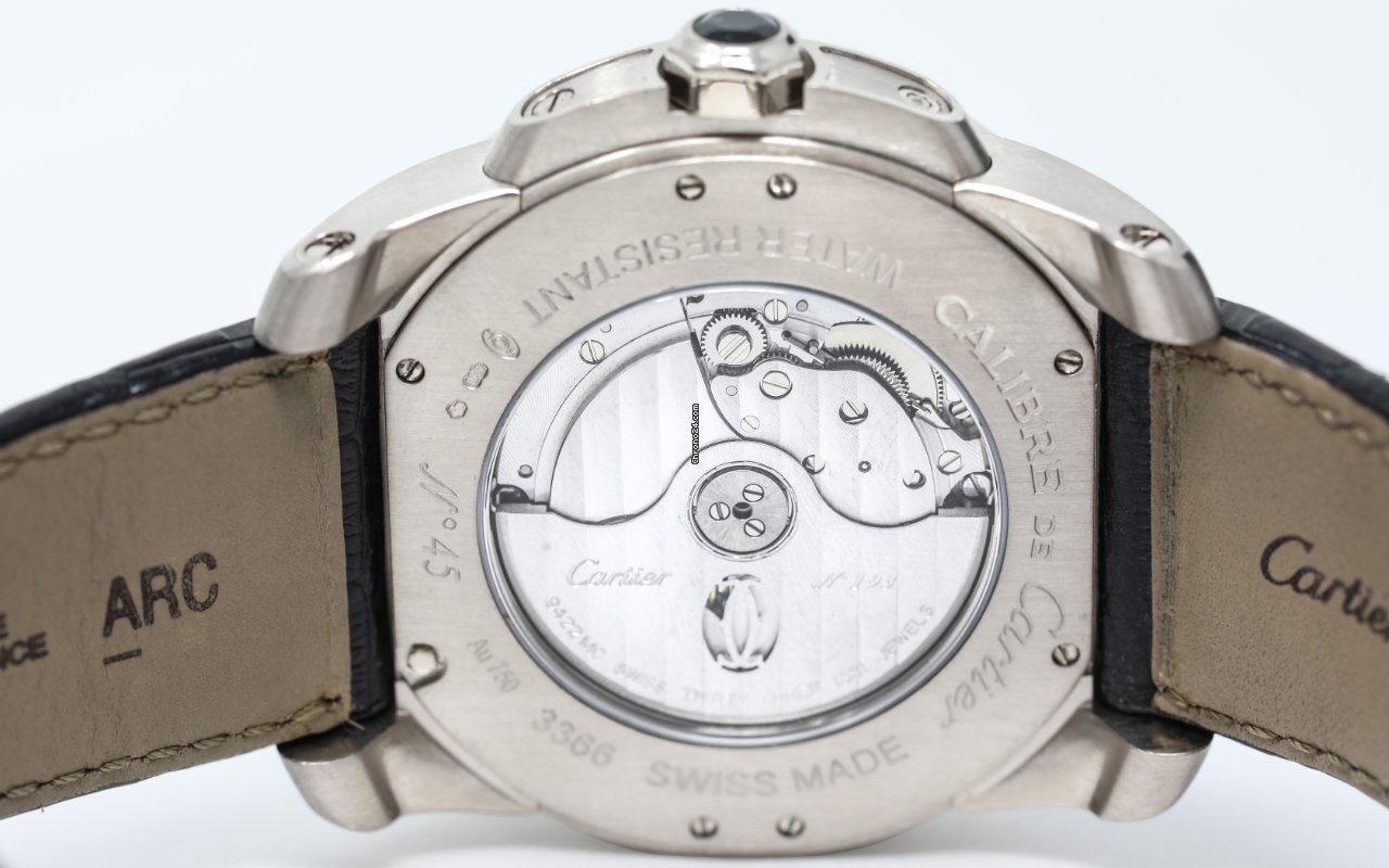 Cartier Calibre de Cartier Mens watch Unisex Automatic White gold W7100030 - gallery