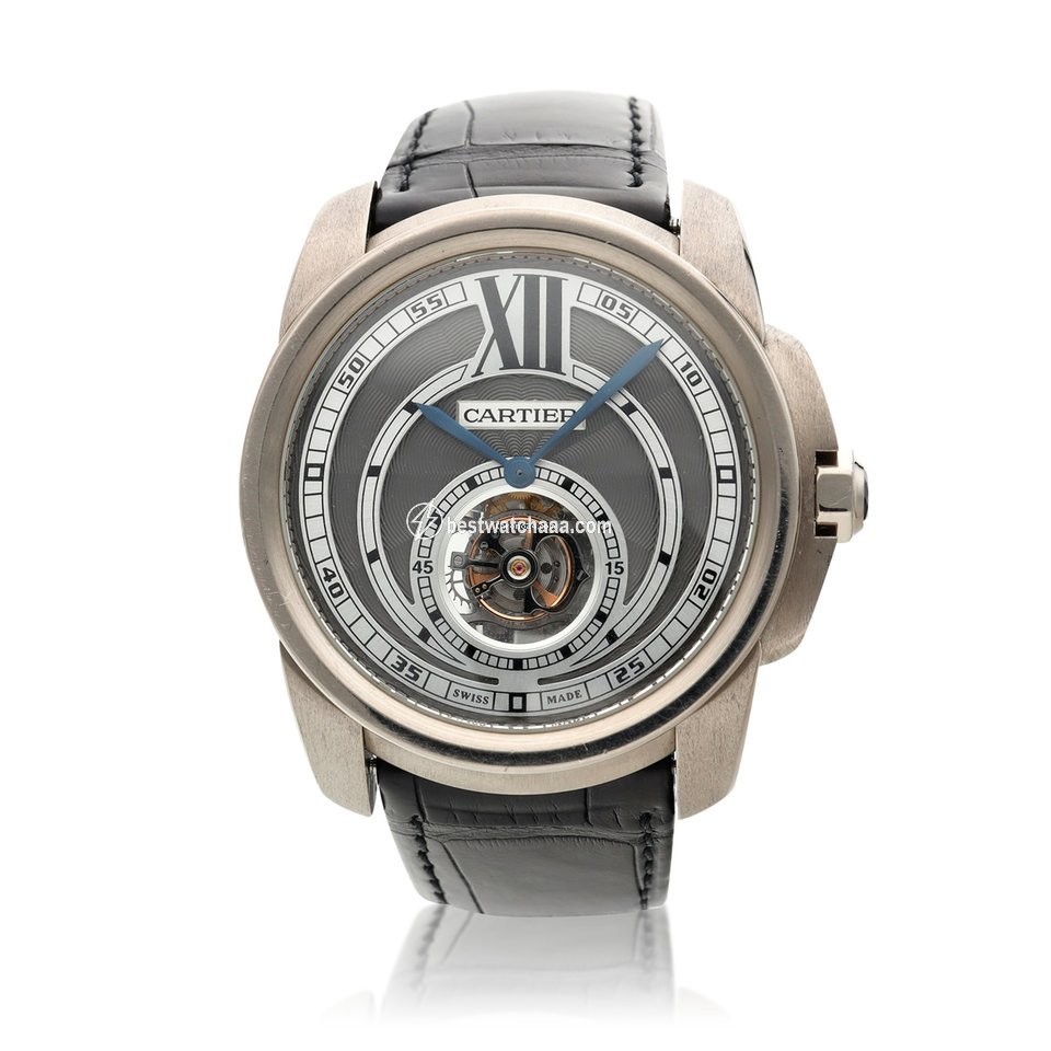 Cartier Calibre de Cartier Mens watch Unisex Manual winding White gold 3205