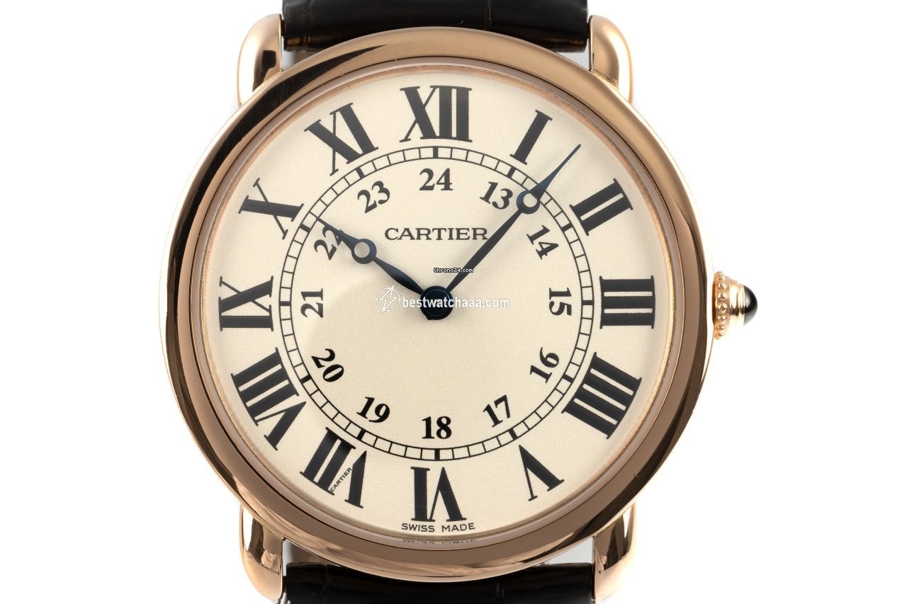 Cartier Ronde Louis Cartier Mens watch Unisex Manual winding Red gold W6800251
