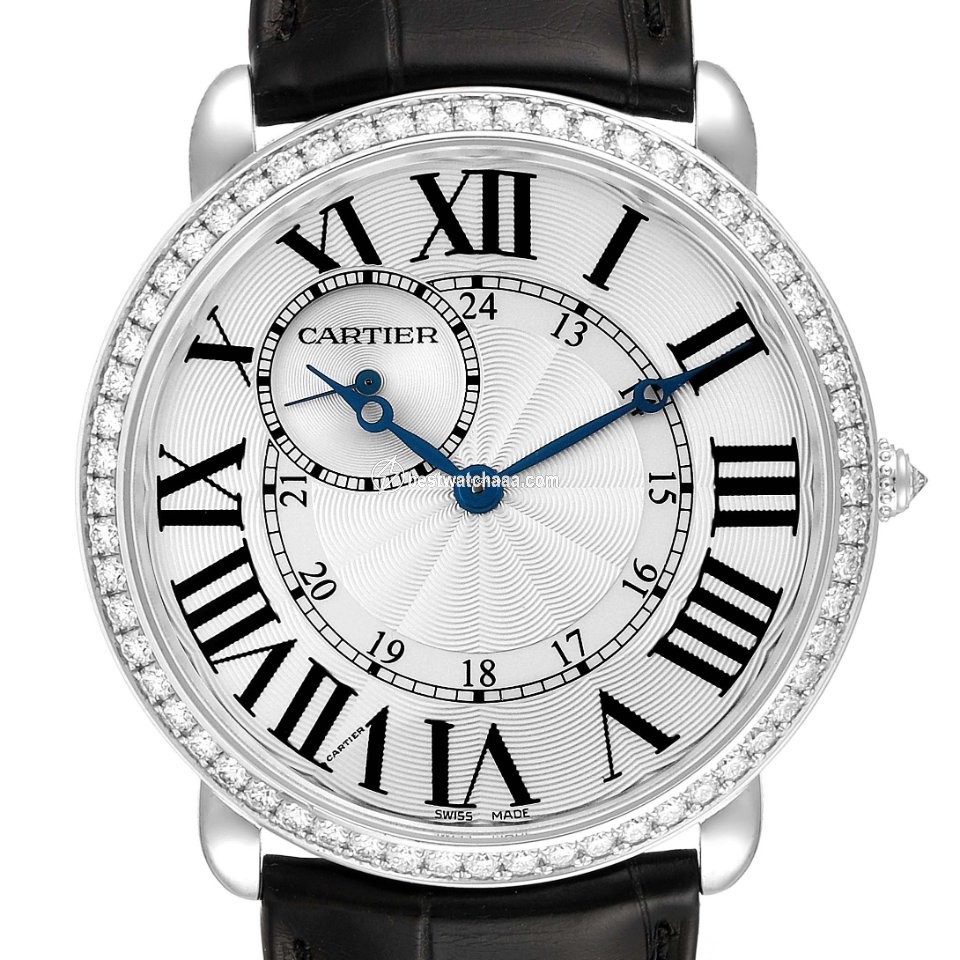 Cartier Ronde Louis Cartier Mens watch Unisex Manual winding White gold WR007002