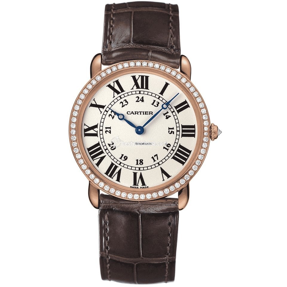Cartier Ronde Louis Cartier Mens watch Unisex Manual winding Rose gold WR000651