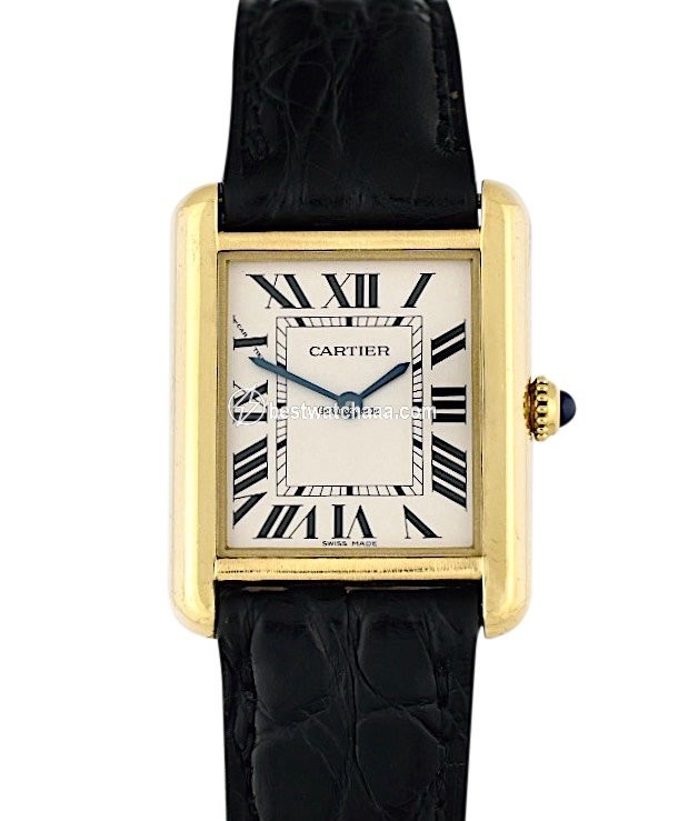 Cartier Tank Solo Womens watch Quartz Yellow gold 3168