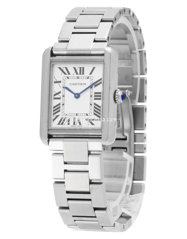 Cartier Tank Solo Mens watch Unisex Quartz Steel W5200013 3170 - gallery