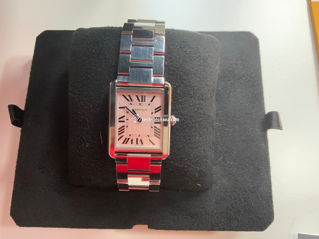Cartier Tank Solo Mens watch Unisex Quartz Steel W5200014