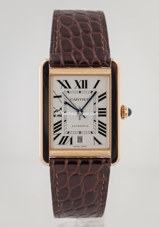 Cartier Tank Solo Mens watch Unisex Automatic Rose gold W5200026 - gallery