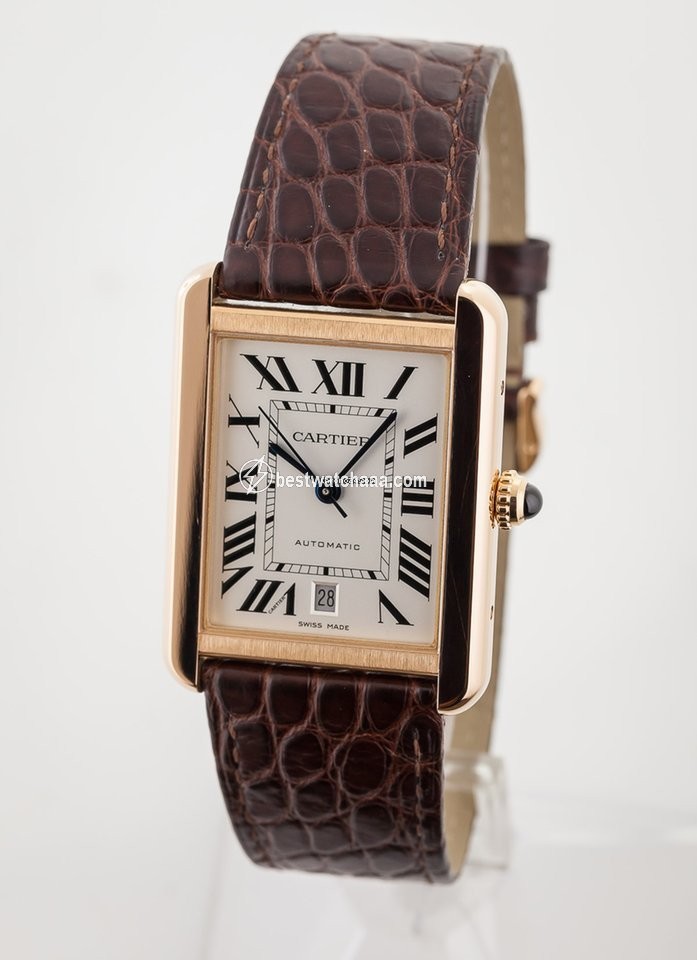 Cartier Tank Solo Mens watch Unisex Automatic Rose gold W5200026 - gallery