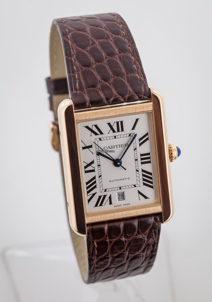 Cartier Tank Solo Mens watch Unisex Automatic Rose gold W5200026 - gallery