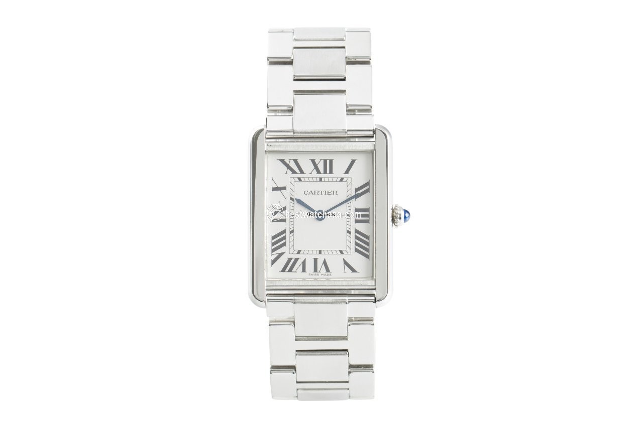 Cartier Tank Solo Mens watch Unisex Quartz Steel 3169 - gallery