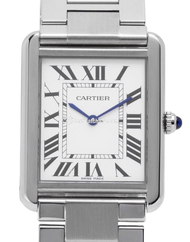 Cartier Tank Solo Mens watch Unisex Quartz Steel W5200014 3169