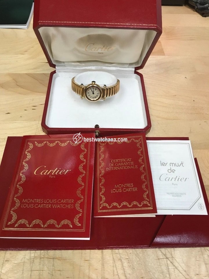 Cartier Diabolo Womens watch Quartz Yellow gold 1470 - gallery