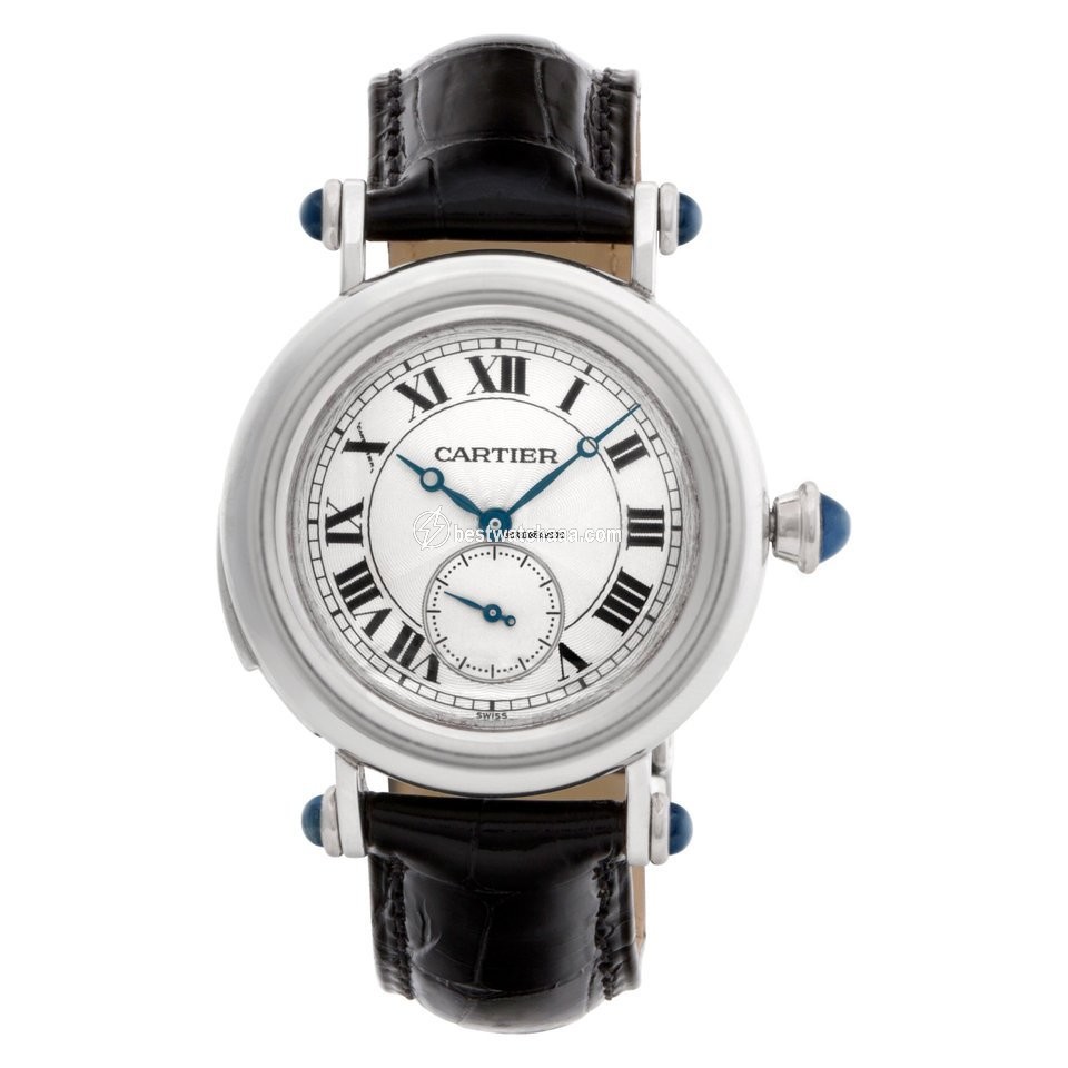 Cartier Diabolo Mens watch Unisex Manual winding Platinum 1462