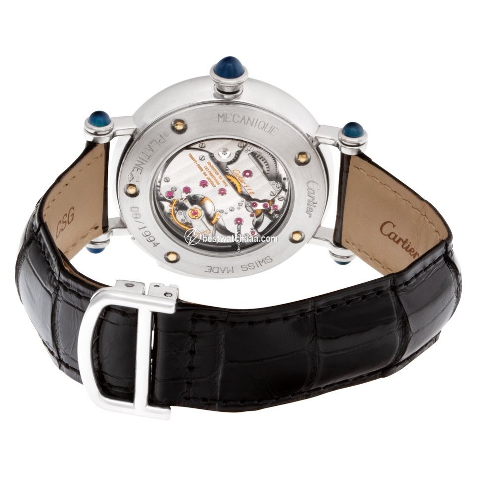 Cartier Diabolo Mens watch Unisex Manual winding Platinum 1462 - gallery