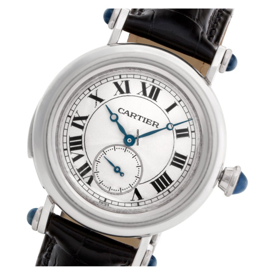 Cartier Diabolo Mens watch Unisex Manual winding Platinum 1462 - gallery