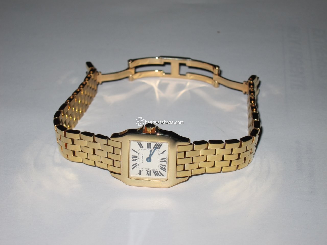 Cartier Santos Demoiselle Womens watch Quartz Yellow gold W25063X9 - gallery