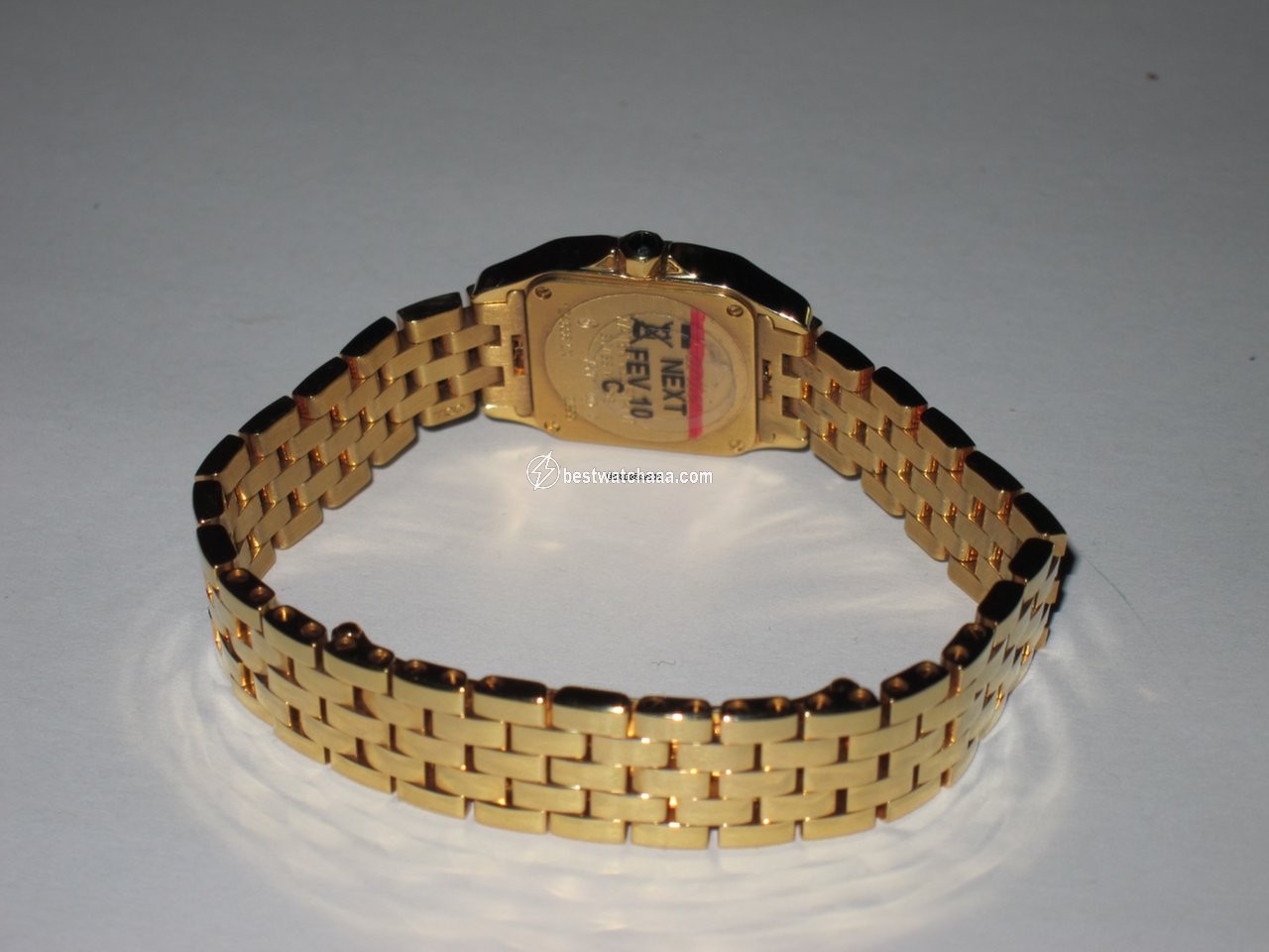 Cartier Santos Demoiselle Womens watch Quartz Yellow gold W25063X9 - gallery
