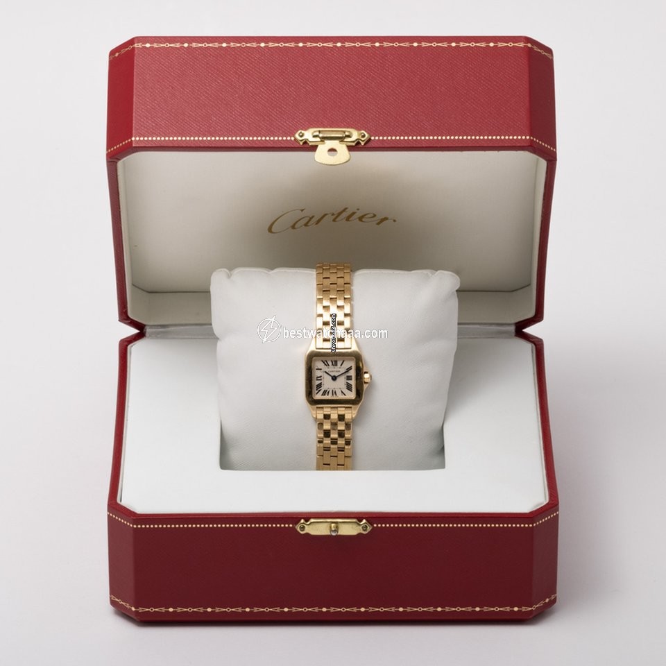 Cartier Santos Demoiselle Womens watch Quartz Yellow gold 2699 - gallery