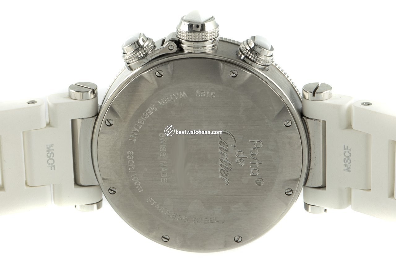Cartier Pasha Seatimer Womens watch Quartz Steel 3129 - gallery