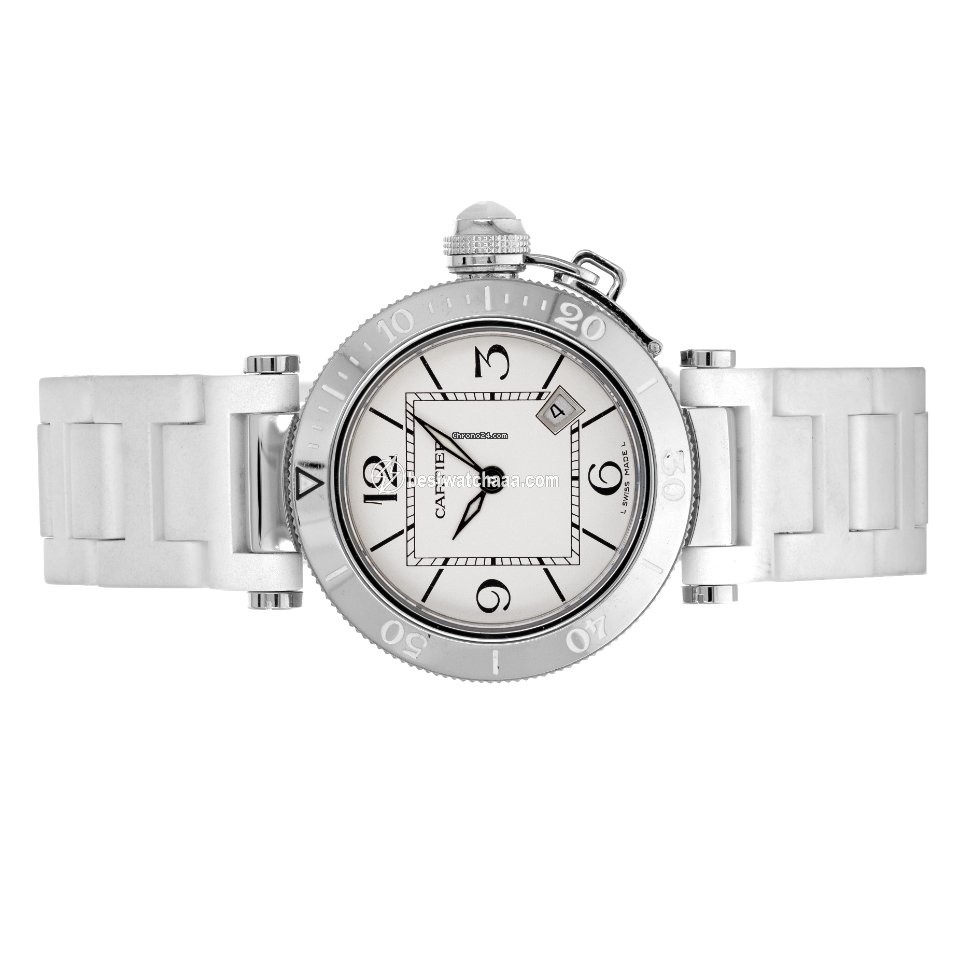 Cartier Pasha Seatimer Womens watch Quartz Steel W3140002  3025 - gallery