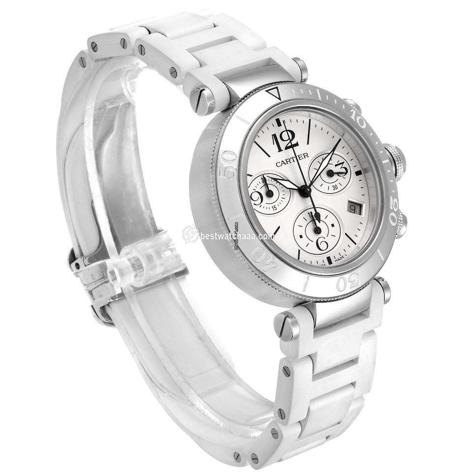 Cartier Pasha Seatimer Mens watch Unisex Quartz Steel W3140005 - gallery